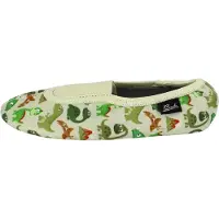 Beck Pantufa 'Funny Dinos' bege / castanho / verde / oliveira