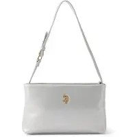 U.S. POLO ASSN. Mala de ombro 'CEREMONY' prata