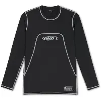 AND1 Camisa funcionais preto / branco