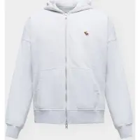 Abercrombie & Fitch Casaco em moletão cinzento