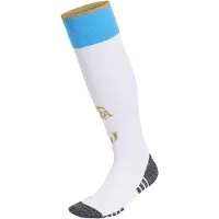 Adidas Meias de desporto 'Argentinien Messi 26' azure / ouro / antracite / branco