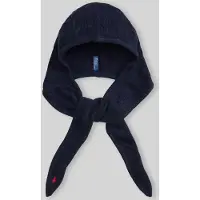Ralph Lauren para mulher. 455P18110001 Capuz de lã e caxemira marinho (OSFA), Casual