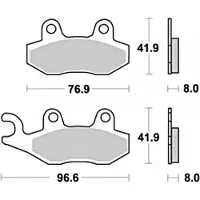 Perftec Pastilhas De Freio Sinterizadas S9145n