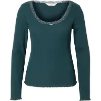 Hunkemoller Camisa de pijama verde escuro