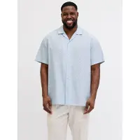 Jack & Jones Camisa De Manga Curta Breeze Linen Plus Size
