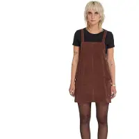 Volcom - Vestidos mulher - Power Chord Dress Tobacco Brown para Mulher - Tamanho S - Castanho