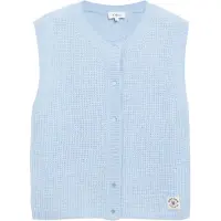 s.Oliver Colete de malha azul claro