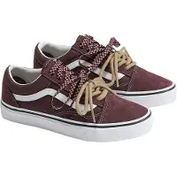 Vans Sapatilhas baixas 'Old Skool' castanho escuro / branco