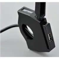 Daytona Corporation Alim. elétrica USB Slime Tipo A 1 porta USB para Guiador de mota