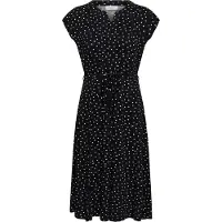 Kaffe Vestido 'KABella' preto / branco