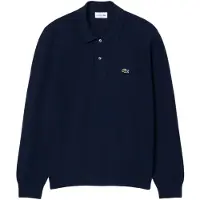 Lacoste camisolas Pull col polo coton point mousse homens - Marinho - EU S