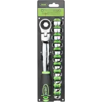 JBM Chave Combinada Com Catraca 12 Interchangeable Heads 12 Peças