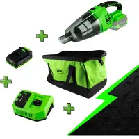 JBM 60001 Aspirador De Pó E Bateria E Carregador E Mochila 2.0ah 20v