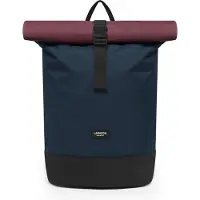 LARKSON Mochila 'Janne' azul escuro / bordeaux / preto