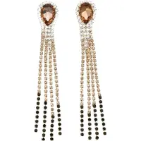 Addicted Brincos 'Arianna orecchini con cristalli oro a cascata Swarovski' ouro