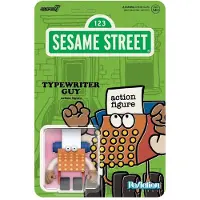 Super 7 Figura Sesame Street Typewriter Guy