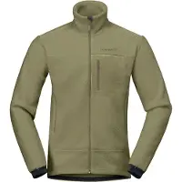 Norrøna - Vestuário caminhada - Trollveggen Warm3 Jacket M Deep Lichen Green para Homem - Tamanho XL - Caqui