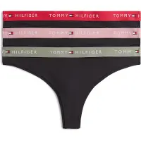 Tommy Hilfiger Tanga Uw0uw05530 3 Unidades