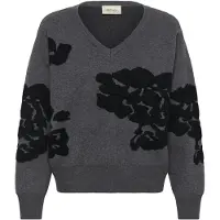 Cream Pullover acinzentado / preto