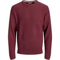 JJ REBEL Pullover 'JREBLOGAN' vermelho escuro