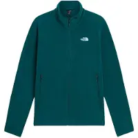 The North Face Casaco de velo 'Glacier' azul ciano / branco