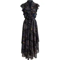 Ralph Lauren Vestido navy / azul real / castanho