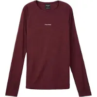 Nnormal - Vestuário caminhada - Merino Long Sleeve 02 Burgundy para Homem - Tamanho L