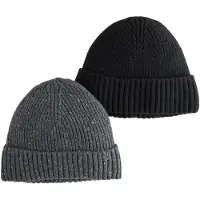 Next Gorros cinzento escuro / preto / branco