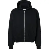 Abercrombie & Fitch Casaco em moletão 'ESSENTIAL' preto