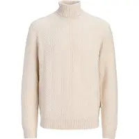 JJ REBEL Pullover 'JREBARCAN' creme