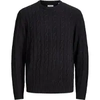 JJ REBEL Pullover 'JREBLUCA' preto