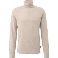 QS Pullover bege mosqueado