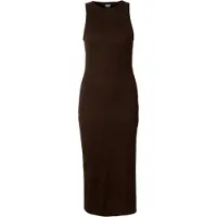 Urban Classics Vestido castanho escuro