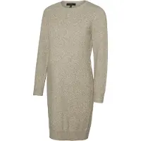 Vero Moda Maternity Vestido de malha 'VMMDoffy' castanho claro