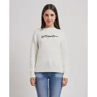 EA7 para mulher. 7W001546_AF26684 Camisola Vela branca (L), Branco, Casual, Poliéster