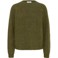 B.young Pullover 'OTAJA ' verde mosqueado
