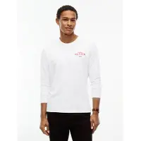 Tommy Hilfiger Camisa '1985' vermelho claro / branco