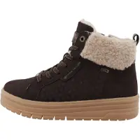 Tom Tailor Botim com fivela estuque / castanho escuro