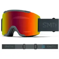 Smith - Máscaras ski - Forum Matte Slate / Red Solx para Unissexo - Cinzento