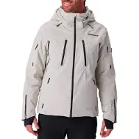 Spyder - Casacos ski - Pinnacle Jacket Light Grey para Homem - Tamanho M - Cinzento