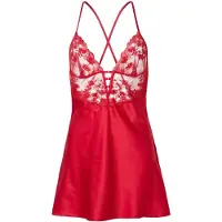 Hunkemoller Camisa de noite vermelho vivo