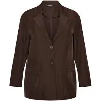 Zizzi Blazer 'FLILLOW' chocolate
