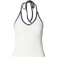 Urban Classics Top preto / branco lã