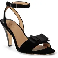 Ralph Lauren Sandálias com tiras 'GRACY' preto
