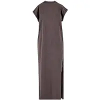 Build Your Brand Vestido Longo De Manga Curta Vintage