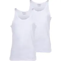 Emporio Armani para homem. EM005315_AF24322 Conjunto de 2 T-shirts brancas (L), Branco, Homewear, Algodão, Sem mangas / correias