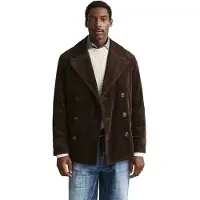 Gant para homem. 7006672 Jaqueta de bombazina castanha (M), Marrom, Casual, Veludo