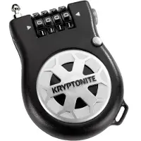 Kryptonite Cadeado De Cabo R2 Retractor Combo