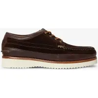 Ralph Lauren para homem. 812P15874001 Mocassins de couro Ranger marrom (41), 1 a 3cm, Cordão, Casual