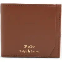 Ralph Lauren para homem. 405963228002 Carteira de couro macio castanho (OSFA), Marrom, Casual, Clássico, Pele